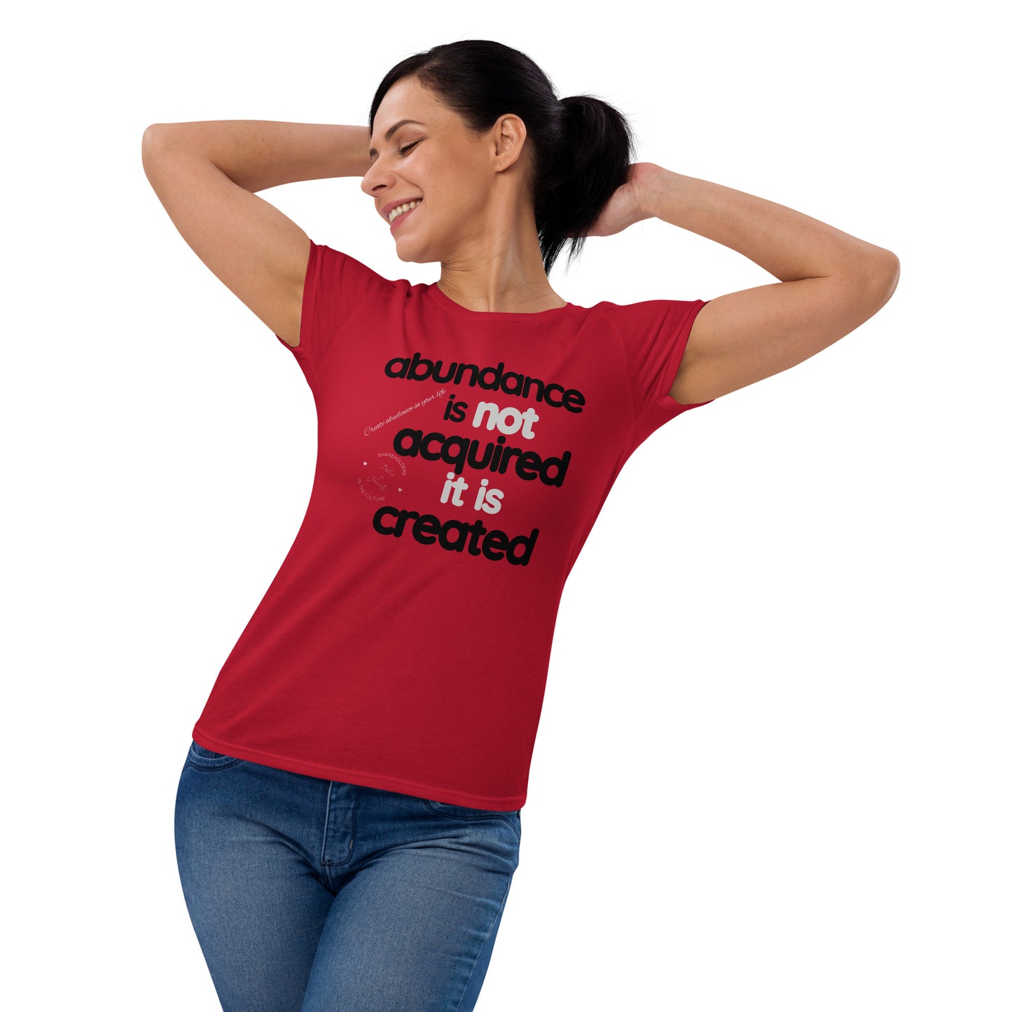 Creating Abundance - Women's short sleeve t-shirt
