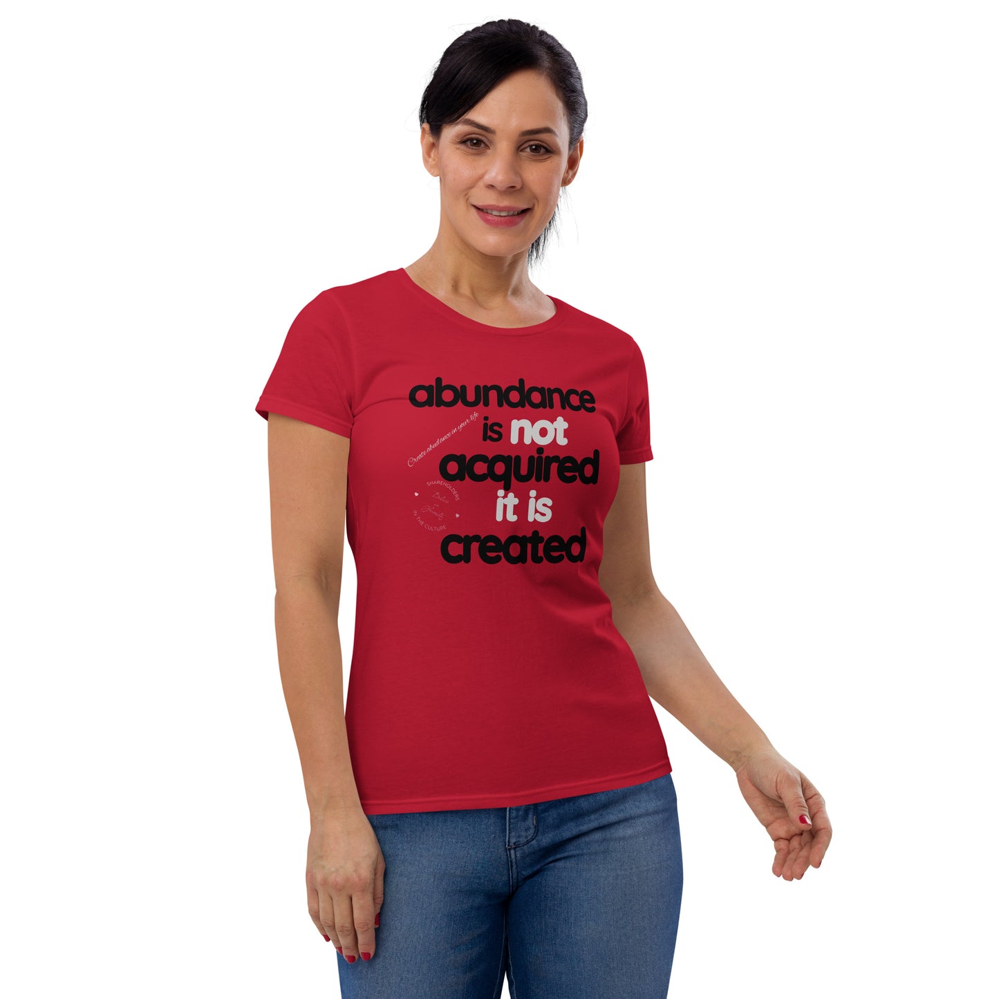 Creating Abundance - Women's short sleeve t-shirt