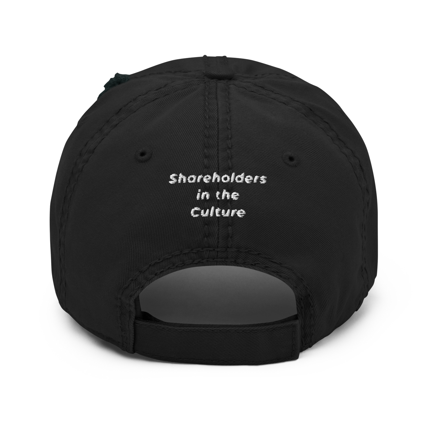 (Black) Creating Abundantly_sunburst - Distressed Dad Hat