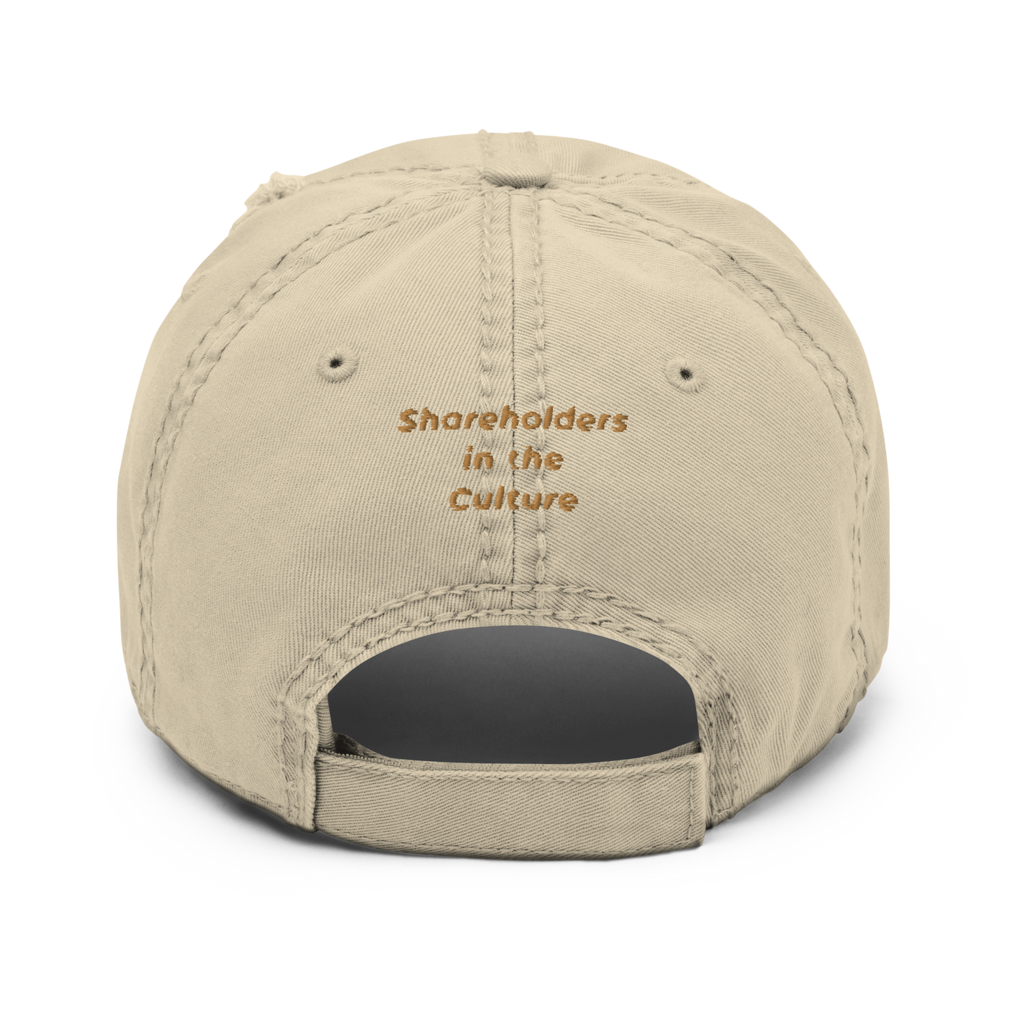(Tan) Creating Abundantly_sunburst - Distressed Dad Hat